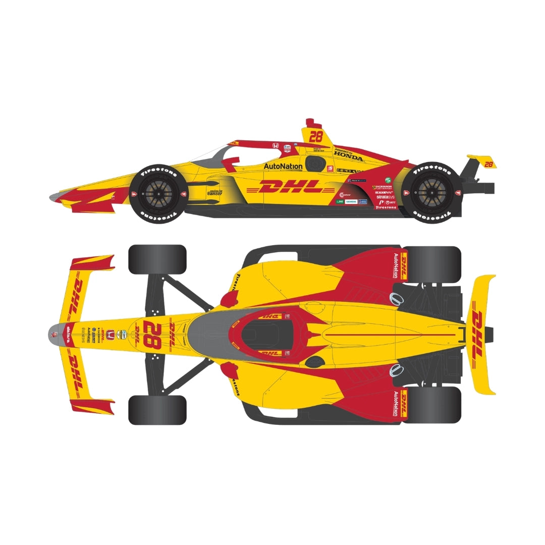 Dallara IndyCar - Yellow (#28 Ryan Hunter-Reay – DHL)