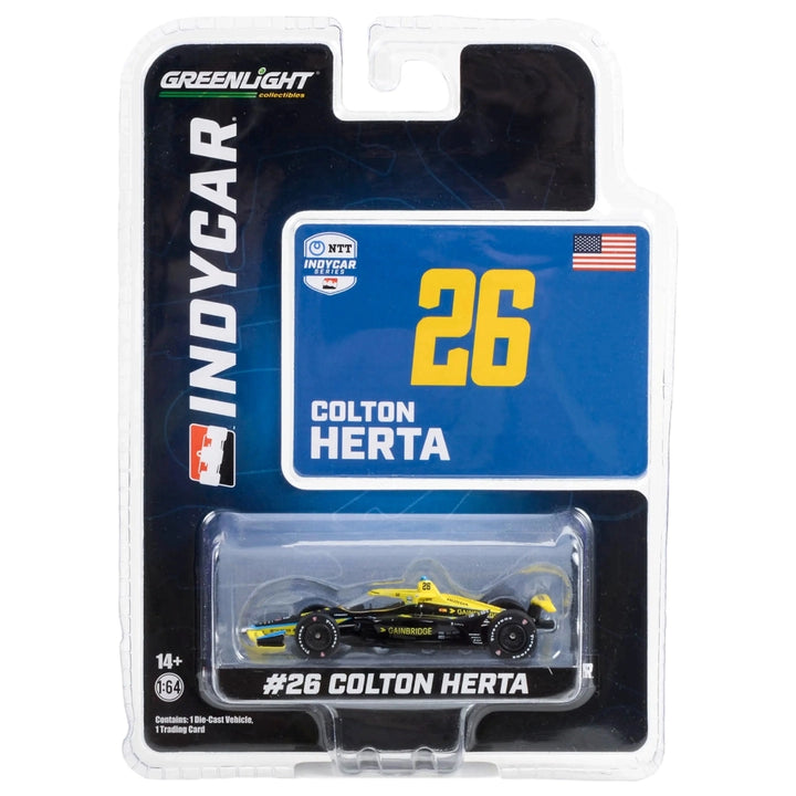 Dallara IndyCar - Black & Yellow (#26 Colton Herta – Gainbridge)