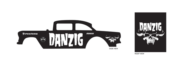 Danzing Skull Toy car Decals
