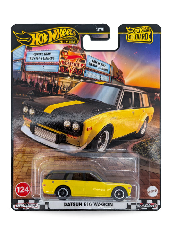 Hot Wheels Datsun 510 Wagon 1:64 - Yellow