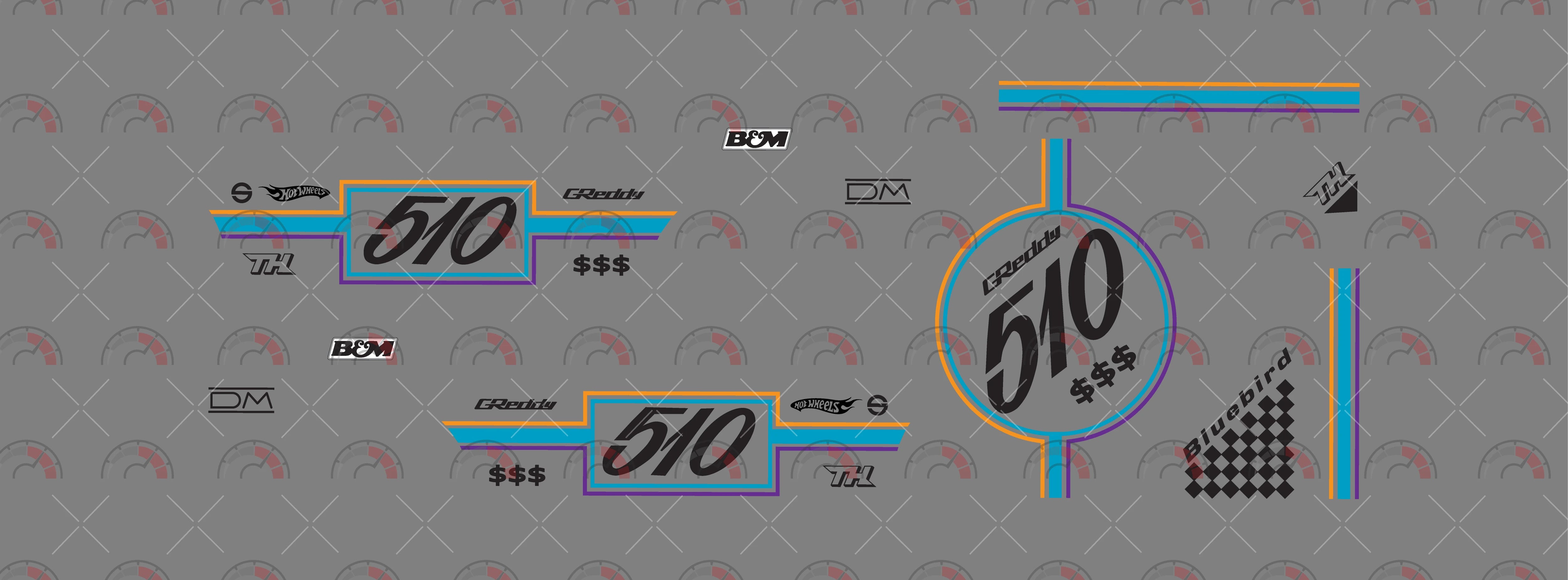 Datsun Ultra TH Custom Car Decals