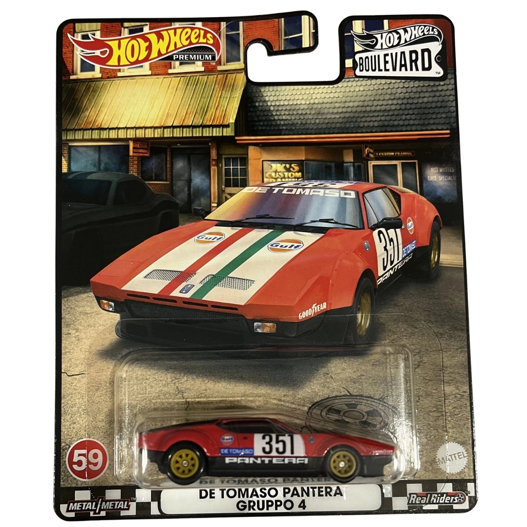Hot Wheels 1:64 De Tomaso Pantera Gruppo 4 Red