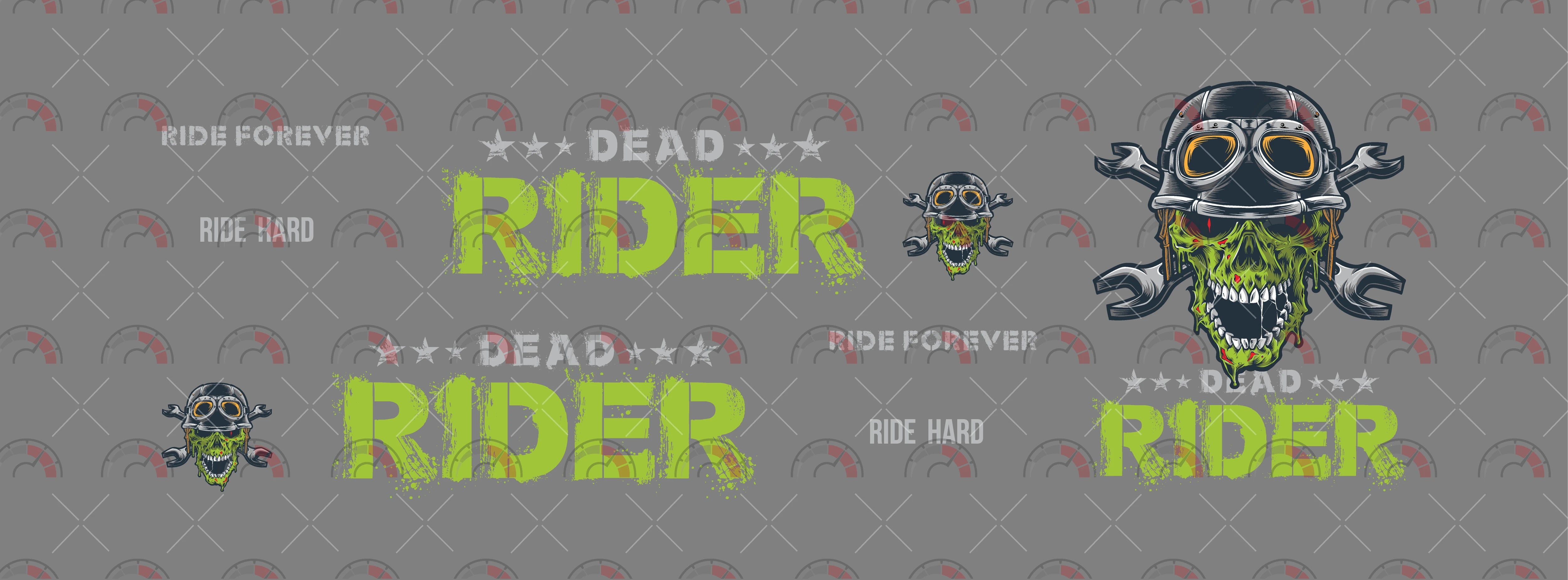 Dead Rider Toy car Decals