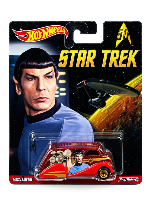 Hot Wheels Pop Culture 2016 Star Trek 50th Anniversary Deco Delivery 1:64 – Metalflake Burgundy w/ Red Fenders