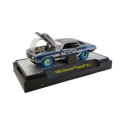 1969 Chevrolet Camaro ZL-1 - Silver/Blue