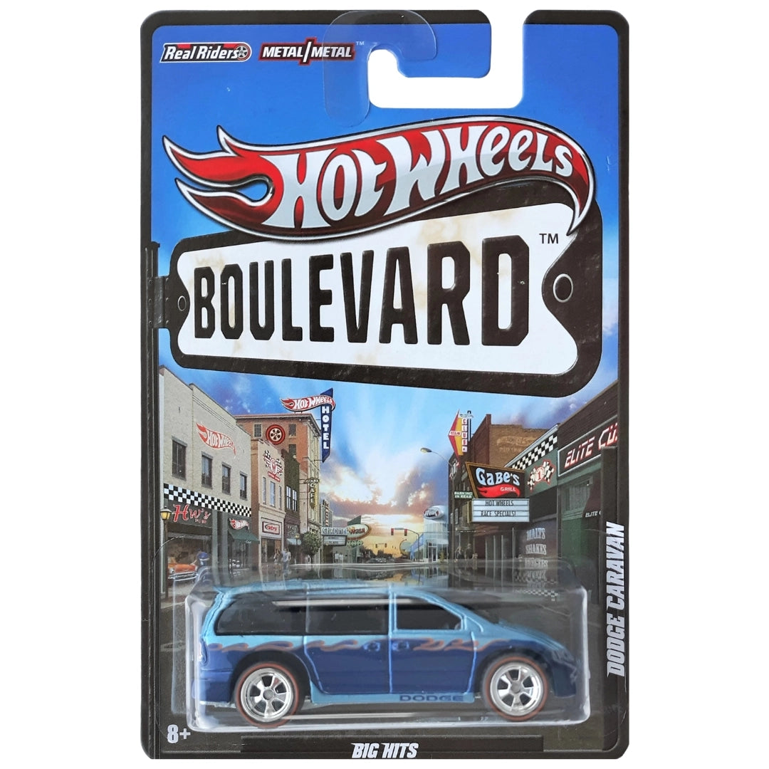 Hot Wheels 1:64 Dodge Caravan Slate Blue & Dark Blue