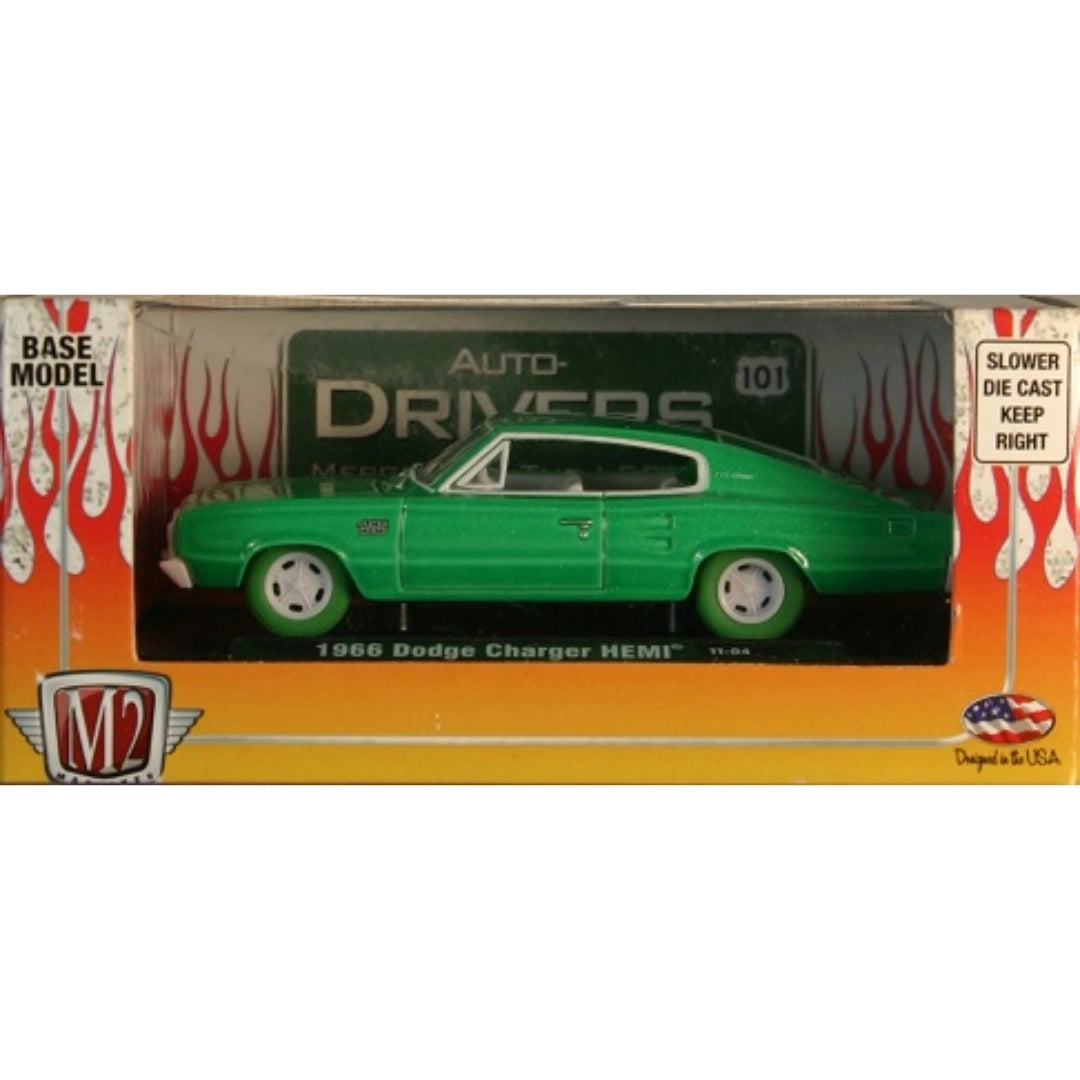 1966 Dodge Charger HEMI - Green (Box, Auto-Drivers)