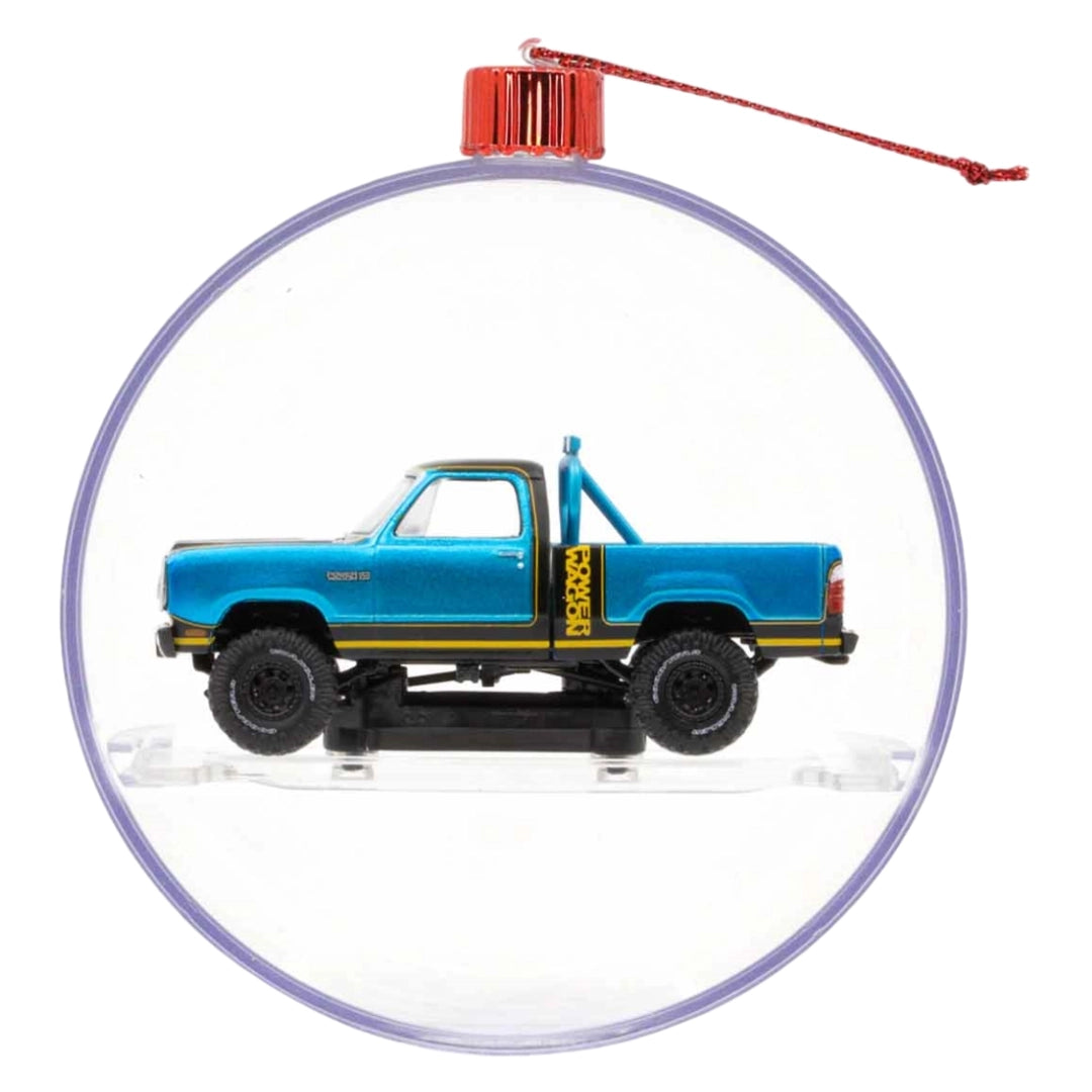 1979 Dodge 150 Macho Power Wagon - Blue (Holiday Ornaments Release 03, Walmart Exclusive, Set Exclusive, Christmas Ornament)