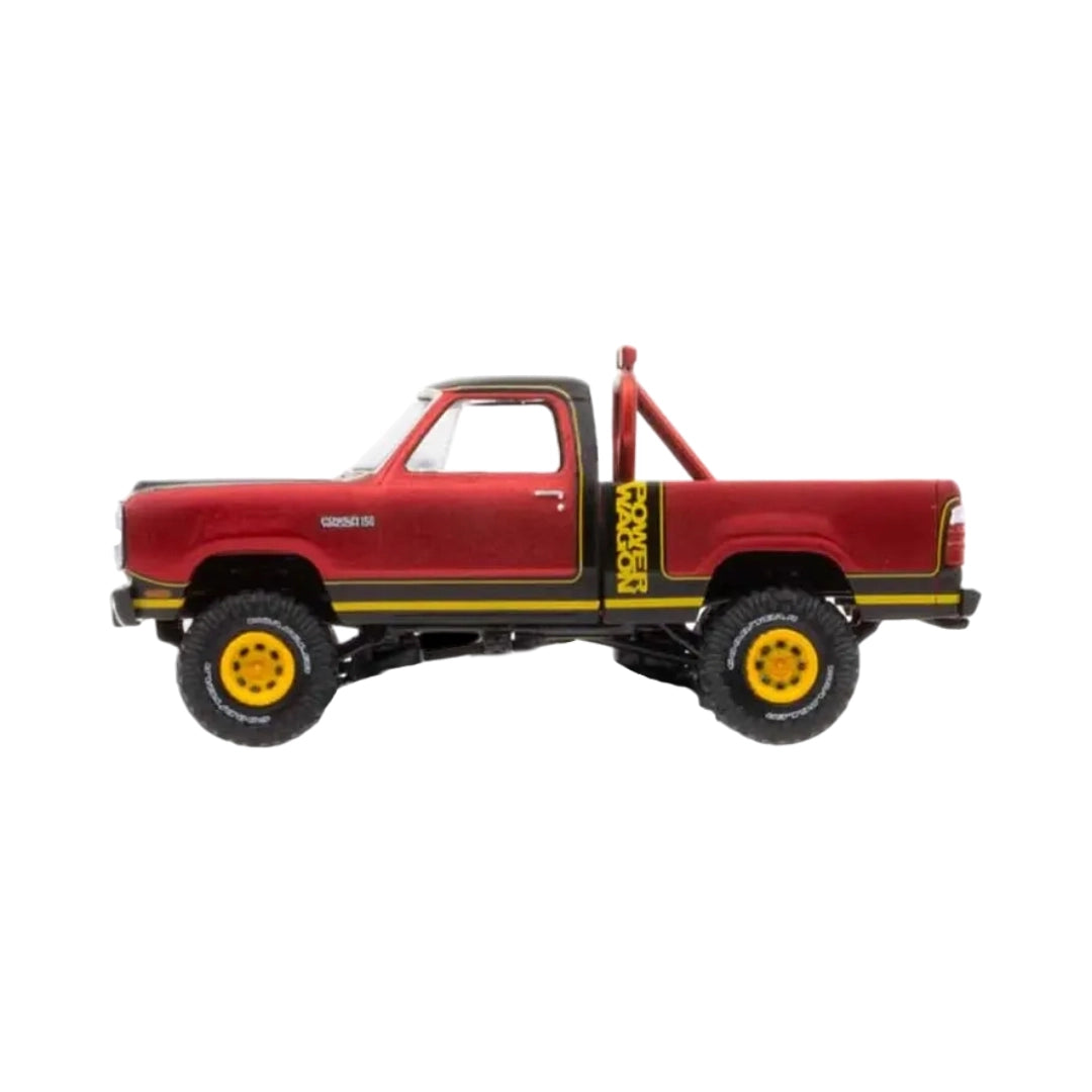 1979 Dodge 150 Macho Power Wagon - Red (Holiday Ornaments Release 03, Walmart Exclusive, Set Exclusive, Christmas Ornament, Gold Rims)