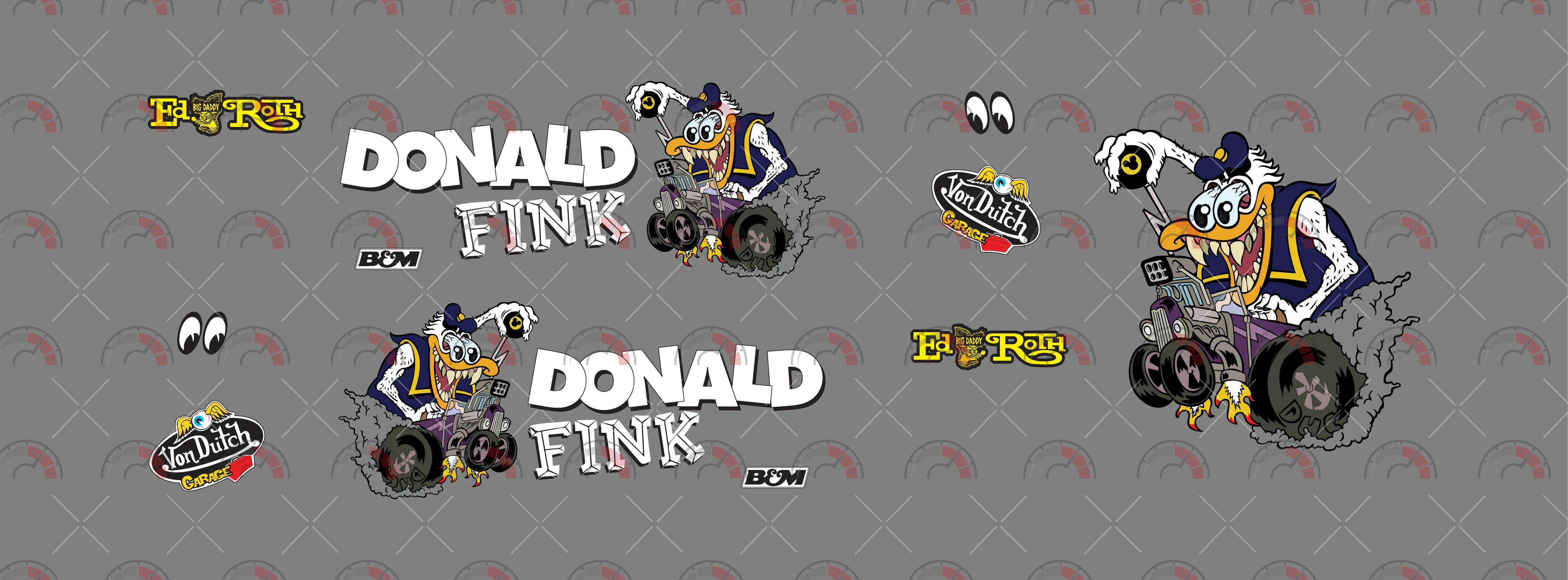 Donald Fink Toy Vehicle Decals
