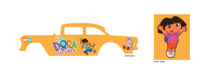 Dora the Explorer Custom Model Car Decals