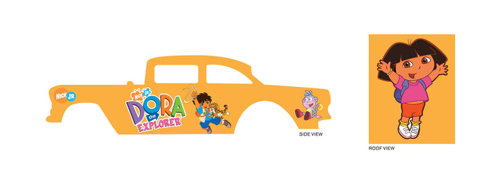 Dora the Explorer Custom Model Car Decals