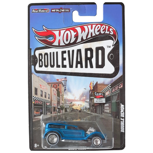 Hot Wheels 1:64 Double Demon Blue