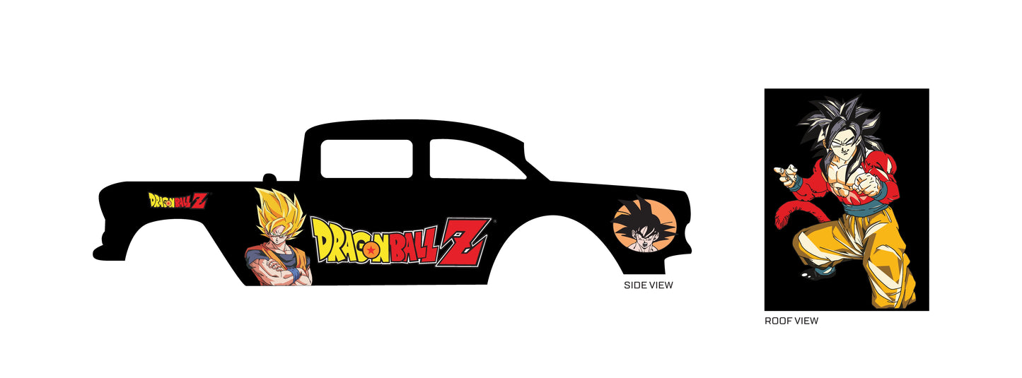 Dragon Ball Z Design Toy Car Sticker
