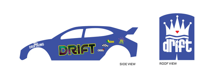 Drift King 03 Custom Model Car Decals