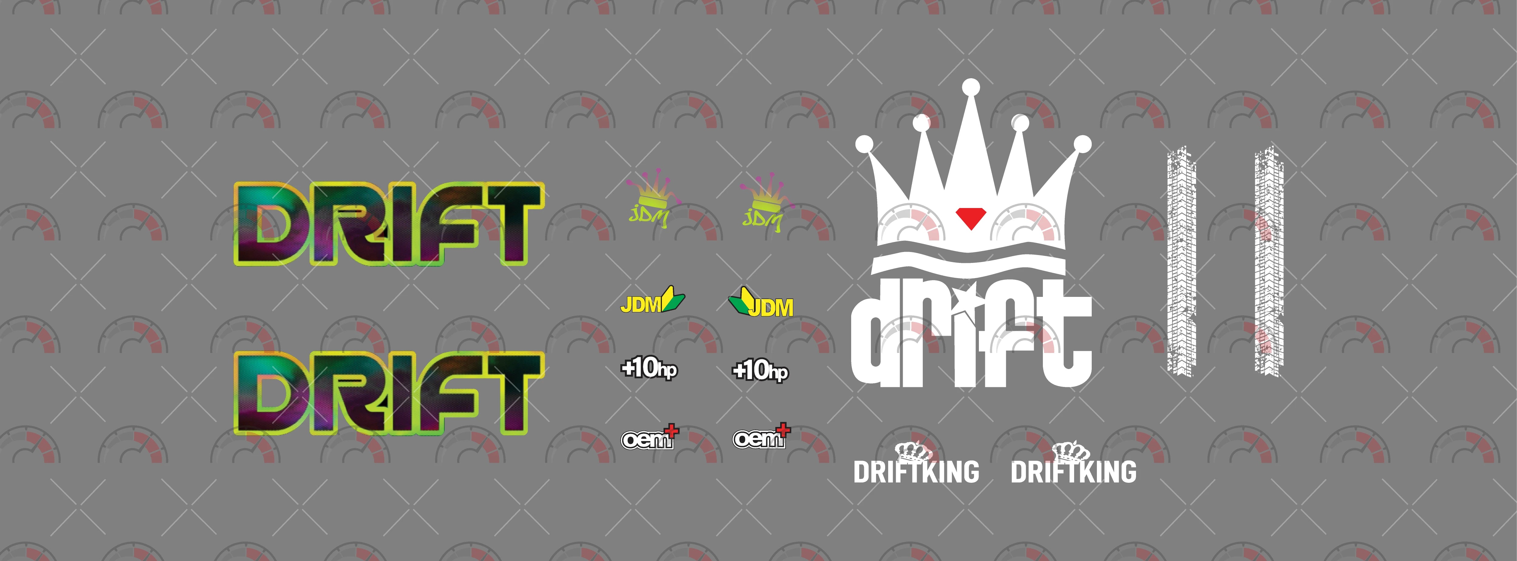 Drift King 03 Custom Model Car Decals