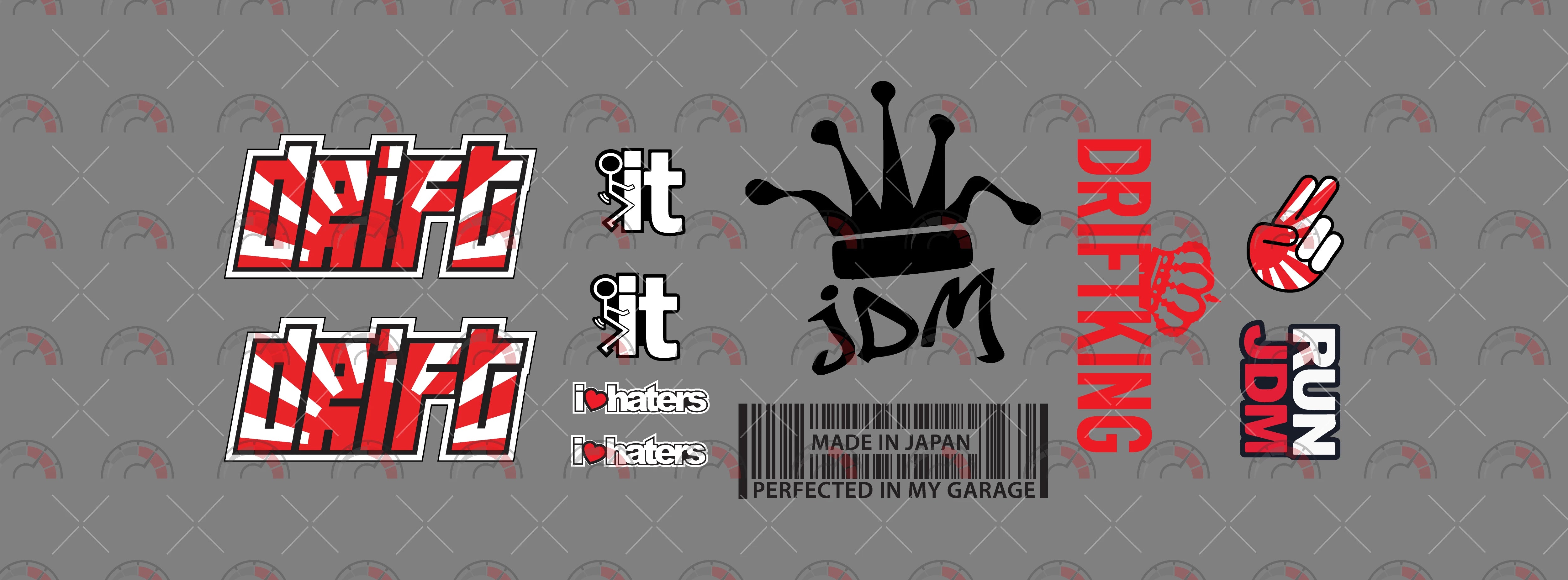 Drift King 05Custom Car Decals