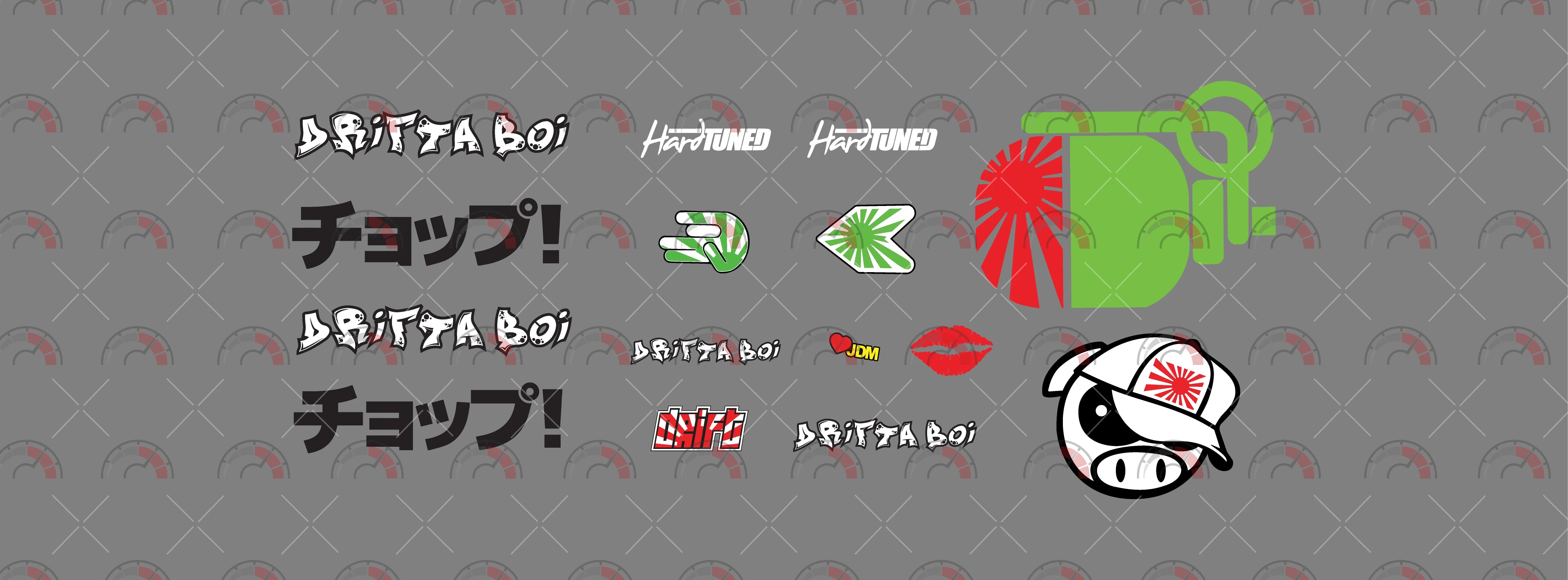 Drifta Boi Toy car Decals