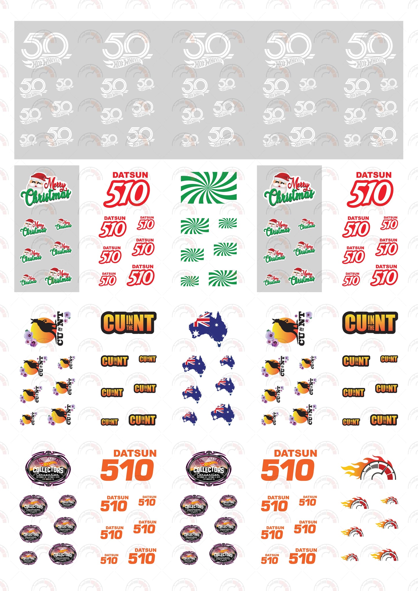 50th Hotwheels Anniversary