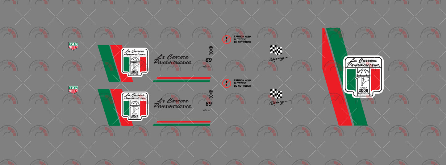 La Carrera Panamericana design decal