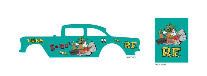 Einstein Fink Design Toy Car Sticker