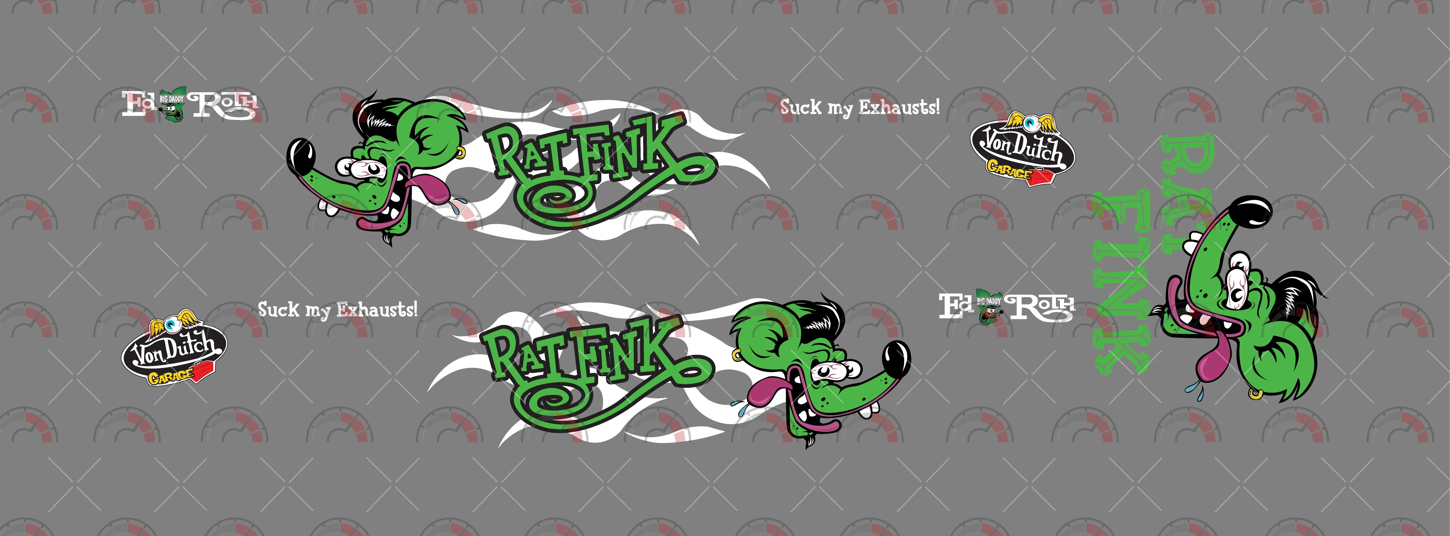 Elton Fink 01 Design Toy Car Sticker
