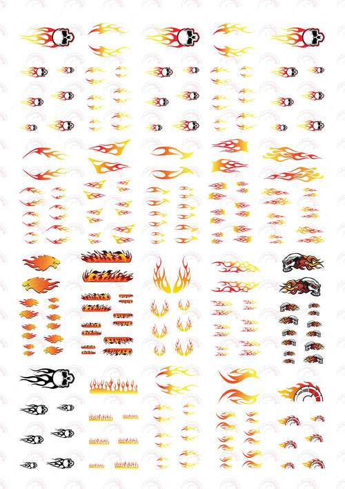 Flaming Skull 02