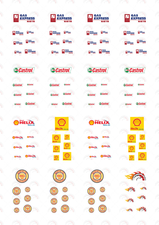 Gas Express Custom Car Decals
