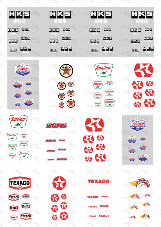 HKS Super Oil Custom Car Decals