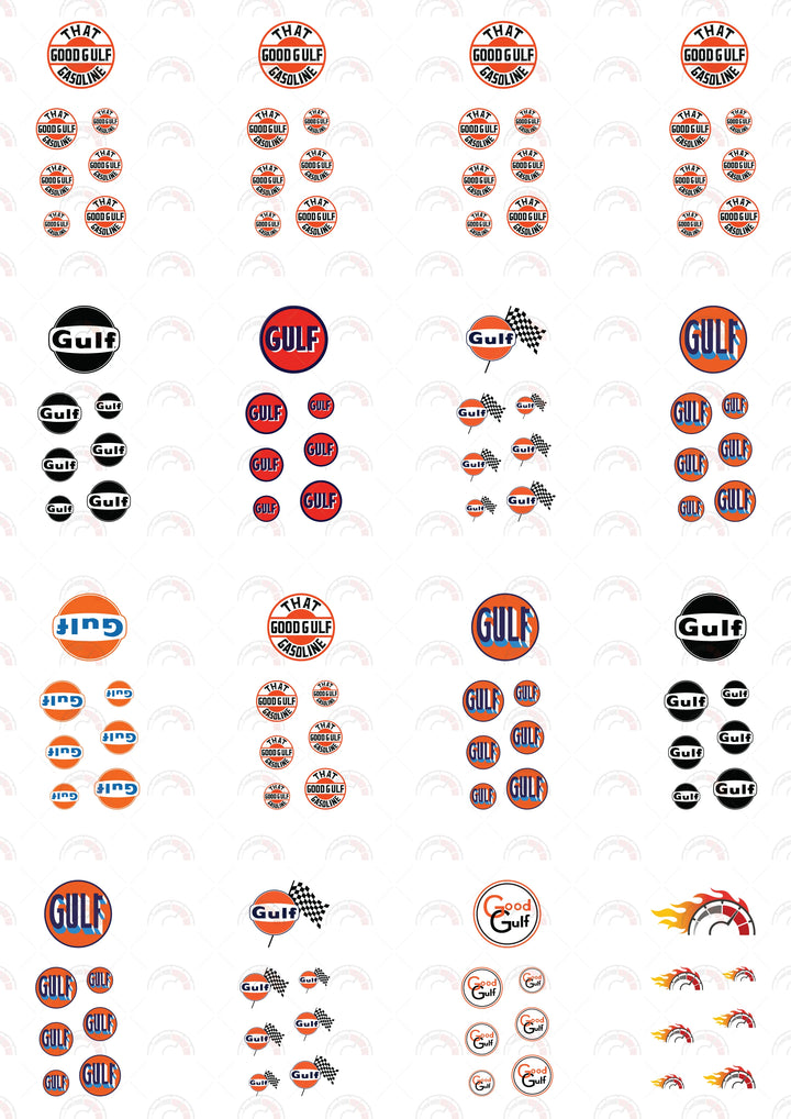That Good Gulf Gasoline Toy Car Sticker