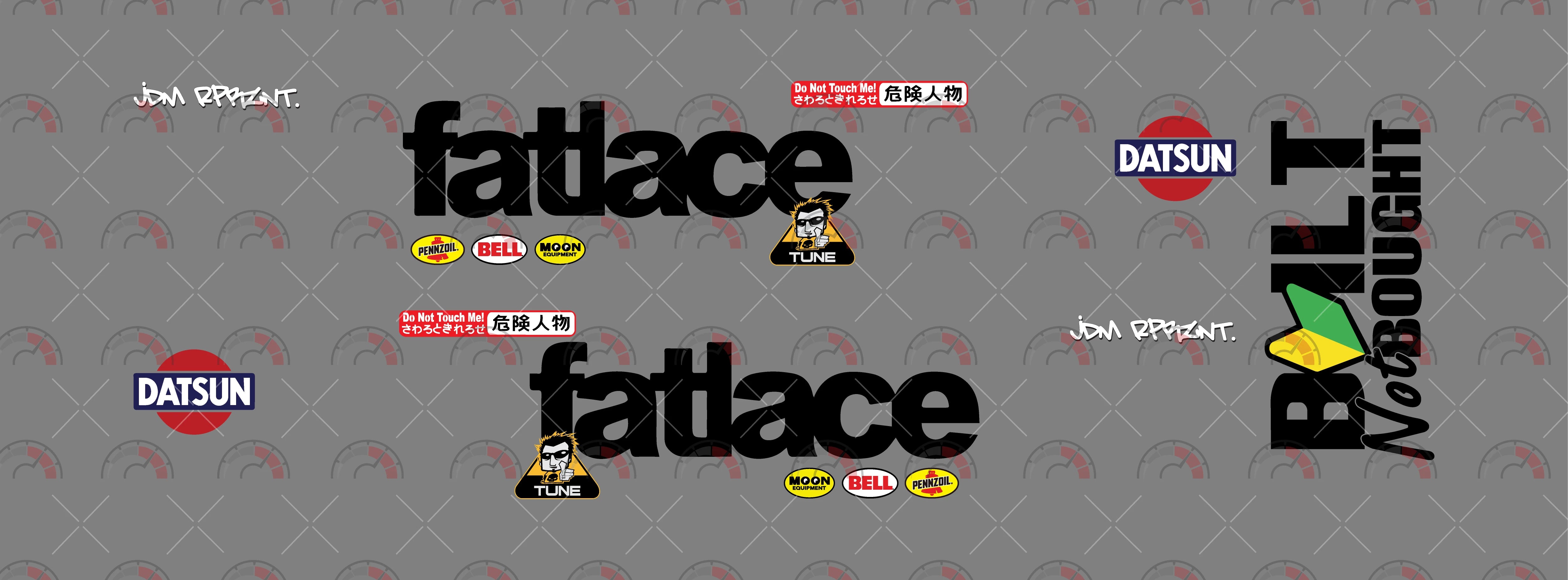 Fatlace Toy Vehicle Decals