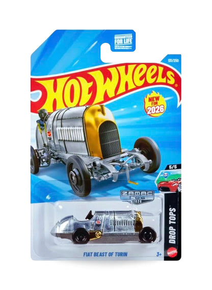 Hot Wheels Walmart Exclusive ZAMAC Editions 2026 Fiat Beast of Turin 1:64 – ZAMAC