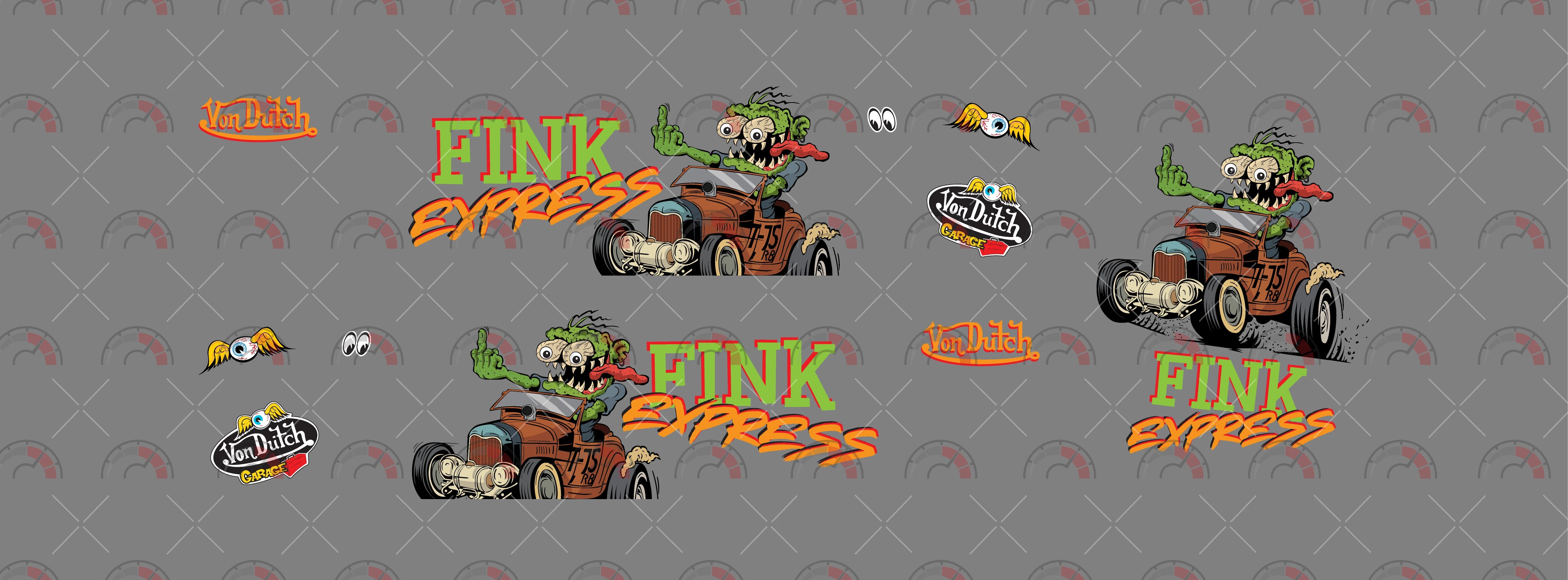 Fink Express Play Vehicle Decals