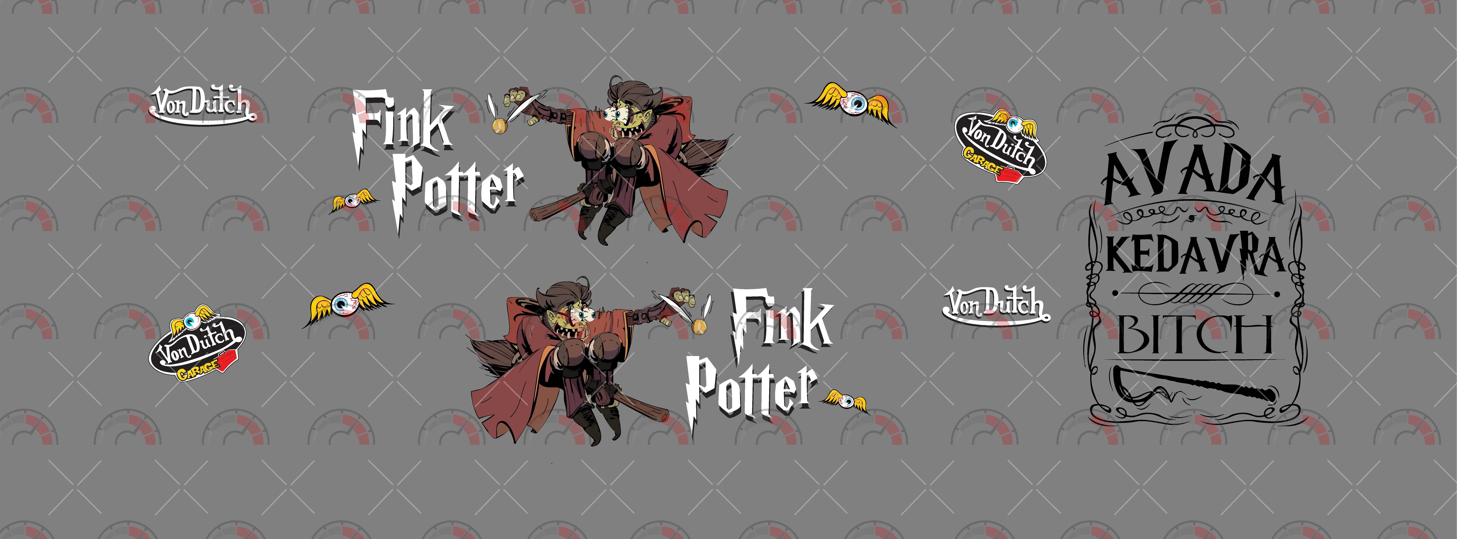 Fink Potter Vehicle Decals