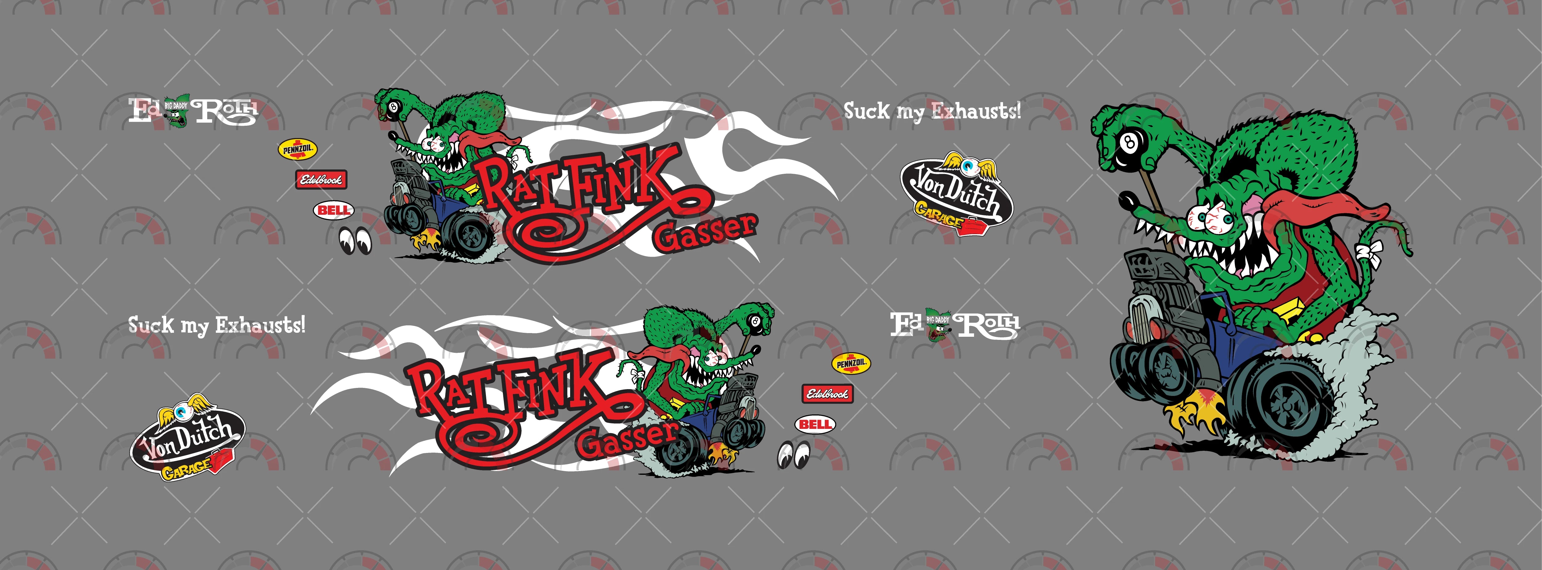 Fink on a Ride 01 Play Vehicle Decals