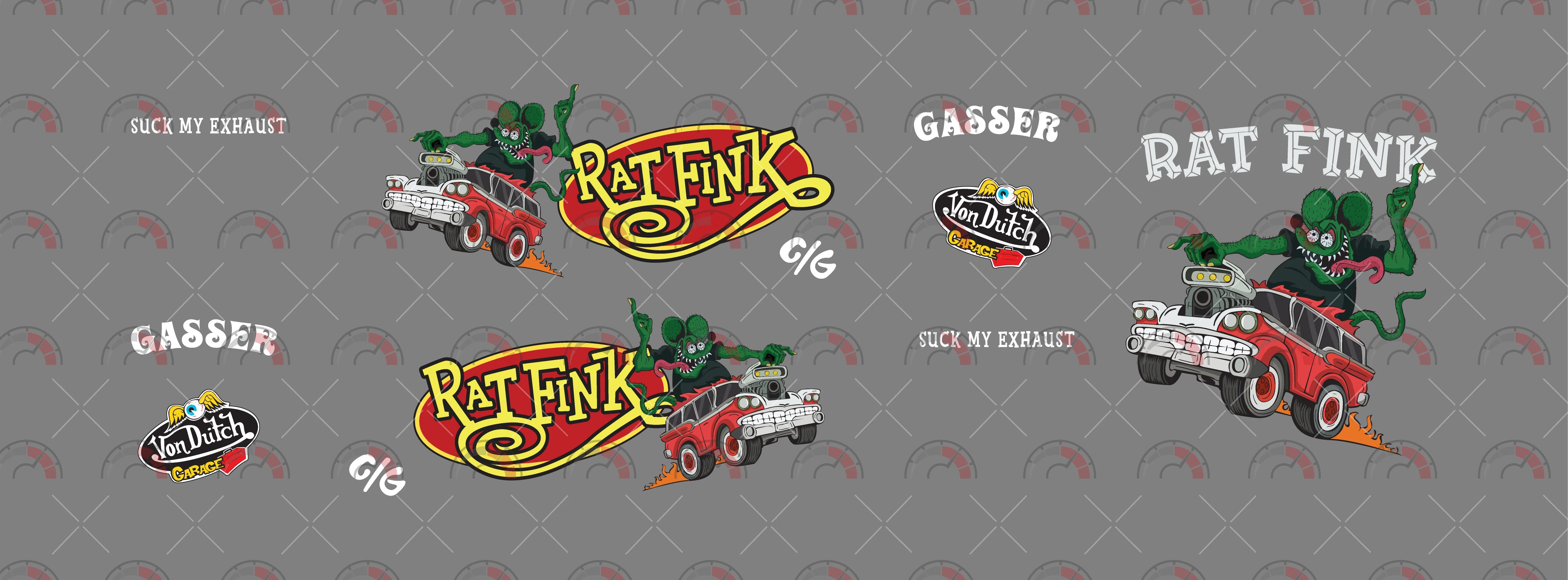 Fink on a Ride 04 Toy Vehicle Decals