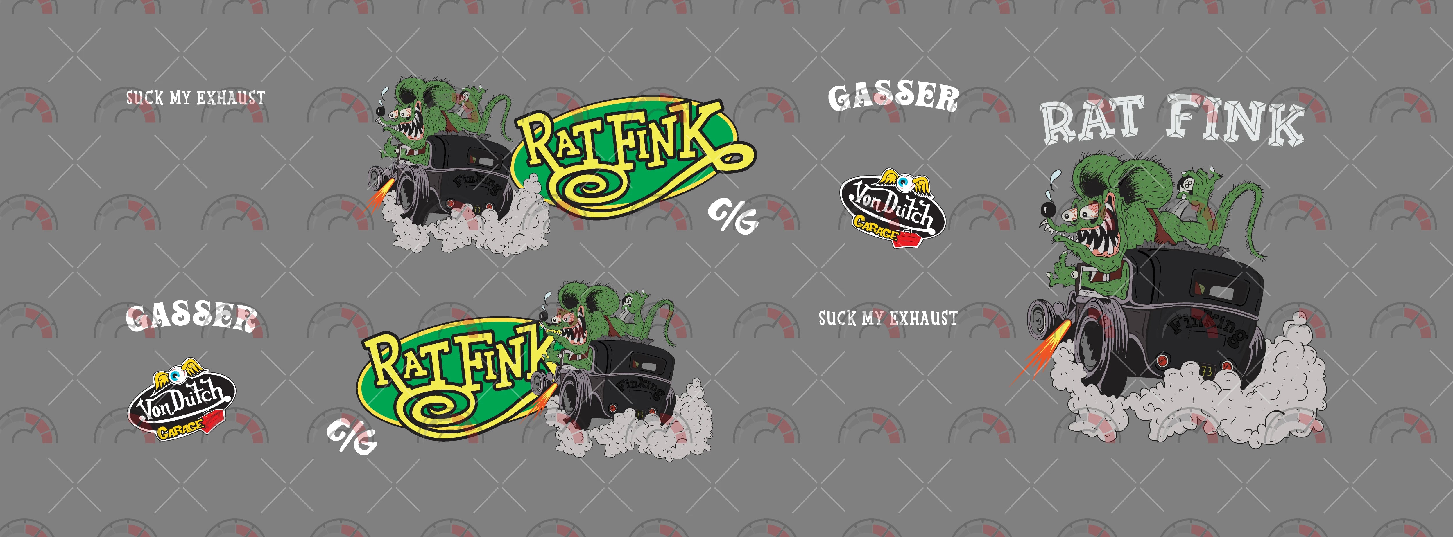 Fink on a Ride 05 Toy Vehicle Decals