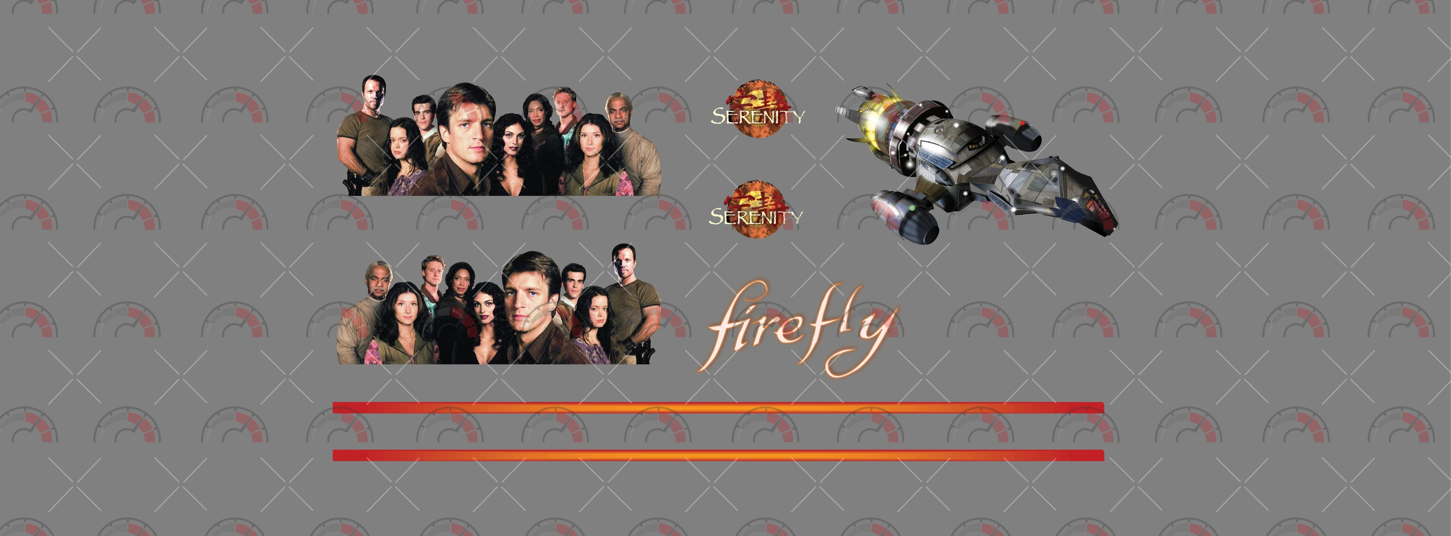 Firefly Design Toy Car Sticker 