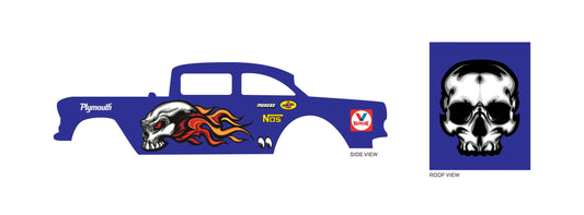 Flaming Skull 01