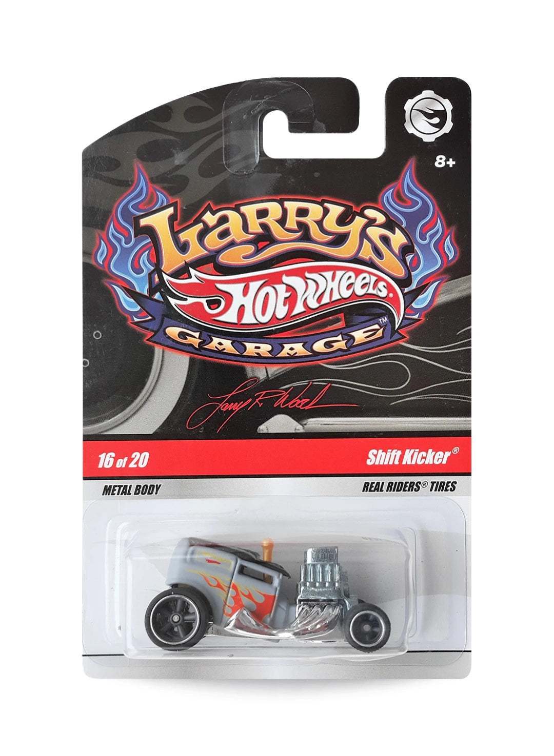 Hot Wheels Larry's Garage 2009 Shift Kicker 1:64 – Flat Light Grey