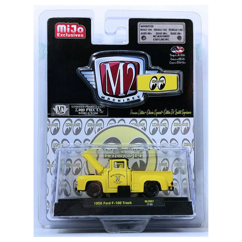 1956 Ford F-100 Truck – Yellow/Black (Mooneyes Opening Hood)
