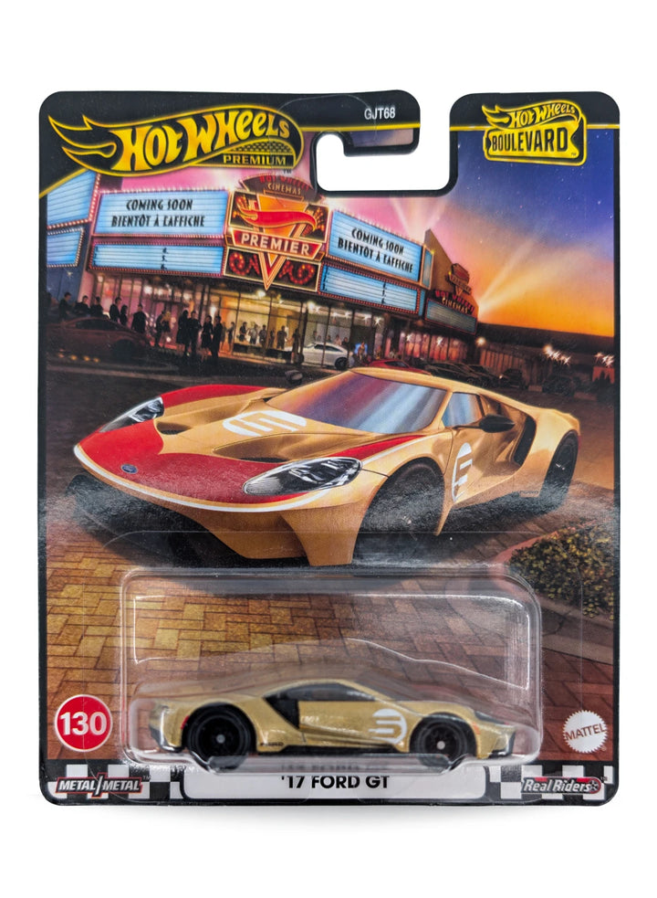Hot Wheels Ford '17 Ford GT Holman Moody 1:64 - Gold