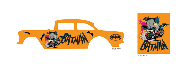 Funky Batman 01 Design Toy Car Sticker