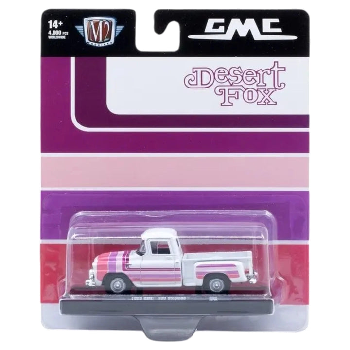 GMC 100 Stepside - White Pink Stripes