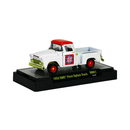 GMC Fleet Option Truck - White Red Roof Chase Clamshell Blister