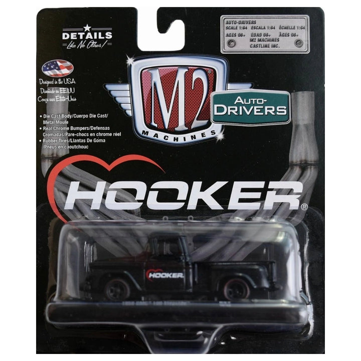 GMC 100 Stepside - Black Hooker Headers