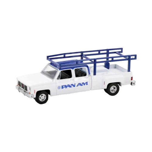 GMC Sierra 3500 - White Pan Am (Blue Ladder Rack)