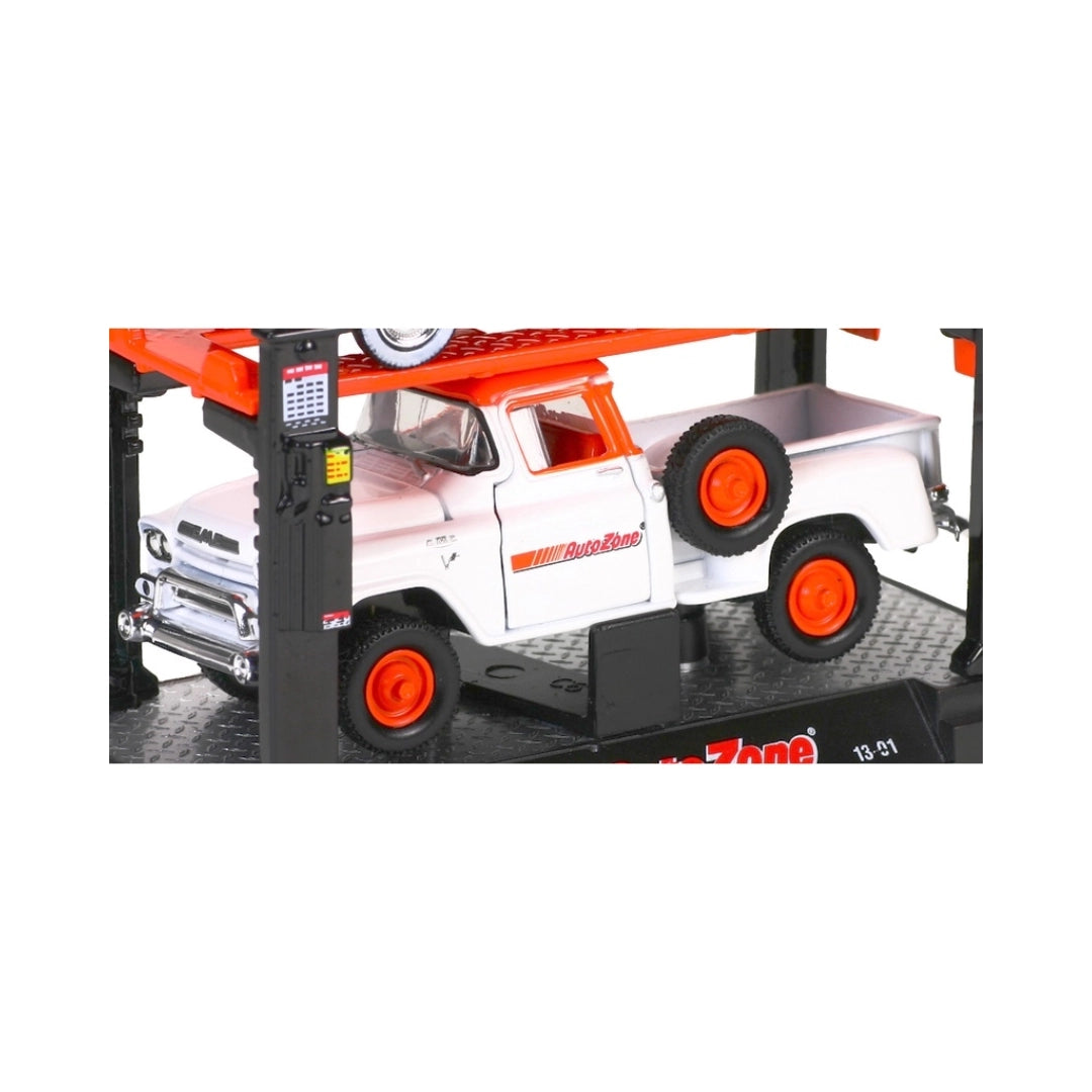 GMC Stepside 4X4 Truck - White Orange Wheels AutoZone