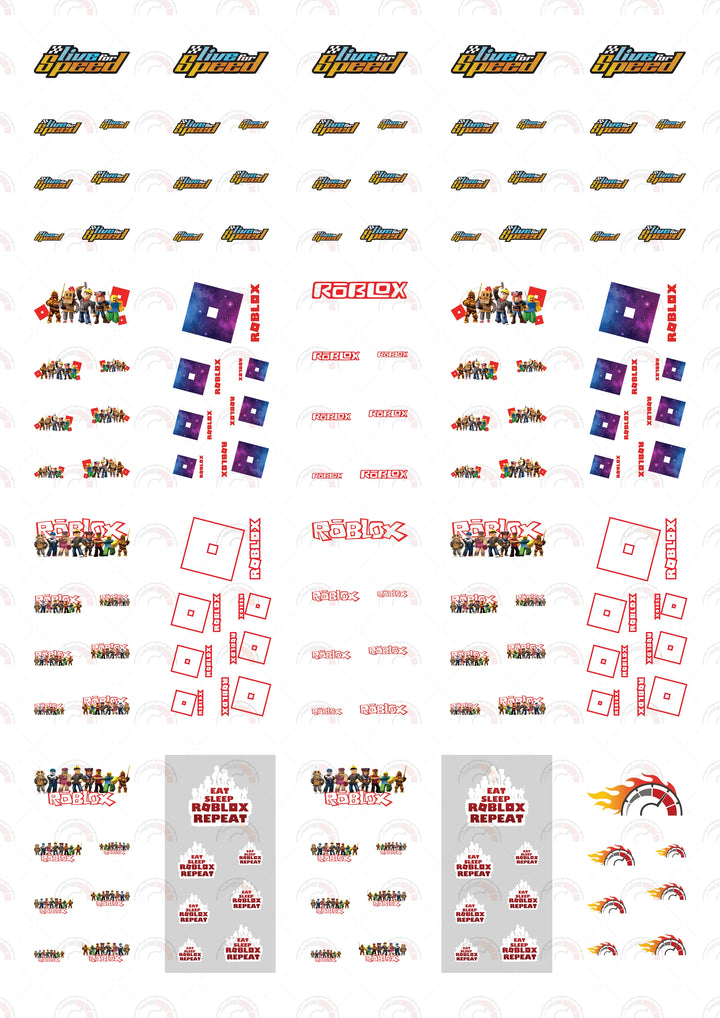 Live for Speed Design Toy Car Sticker