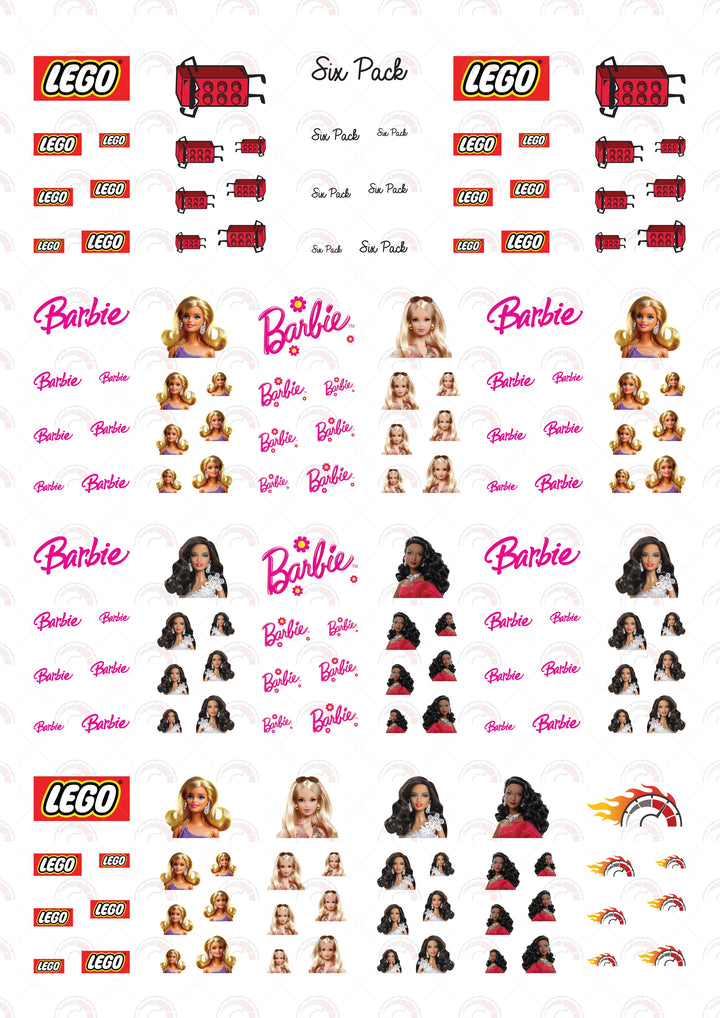 Lego model Car Decals